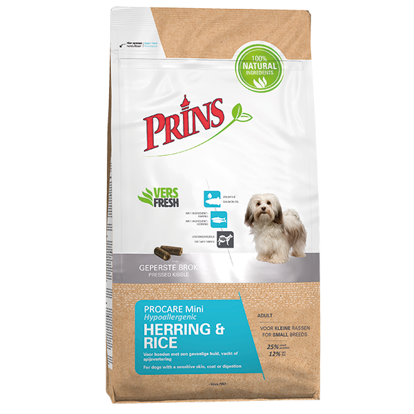 Prins ProCare MINI HERRING & RICE Hypoallergic 3kg suņu sausā barība