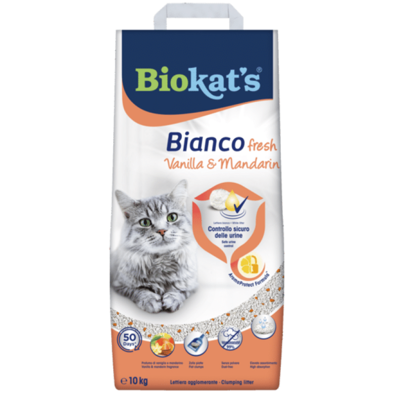 Cat litter Gimborn Biokats Fresh Vanilla/Mandarin 10kg