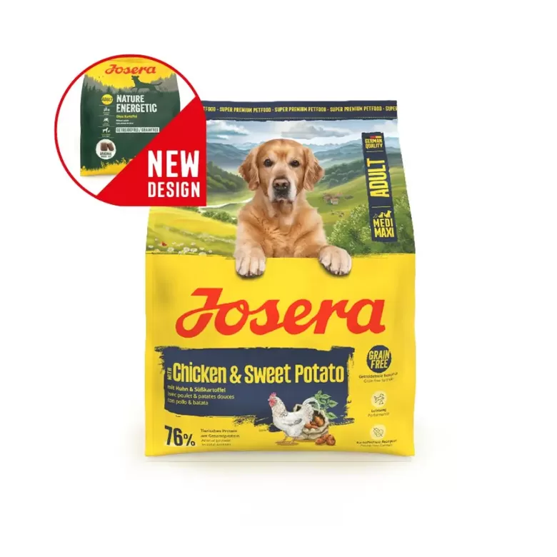 Josera Super Premium M/M with Chicken&Sweet Potato 900 g (Nature Energetic) suņu sausā barība