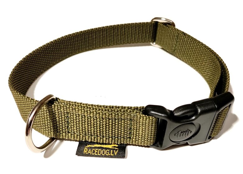 Racedog collar FOREST khaki