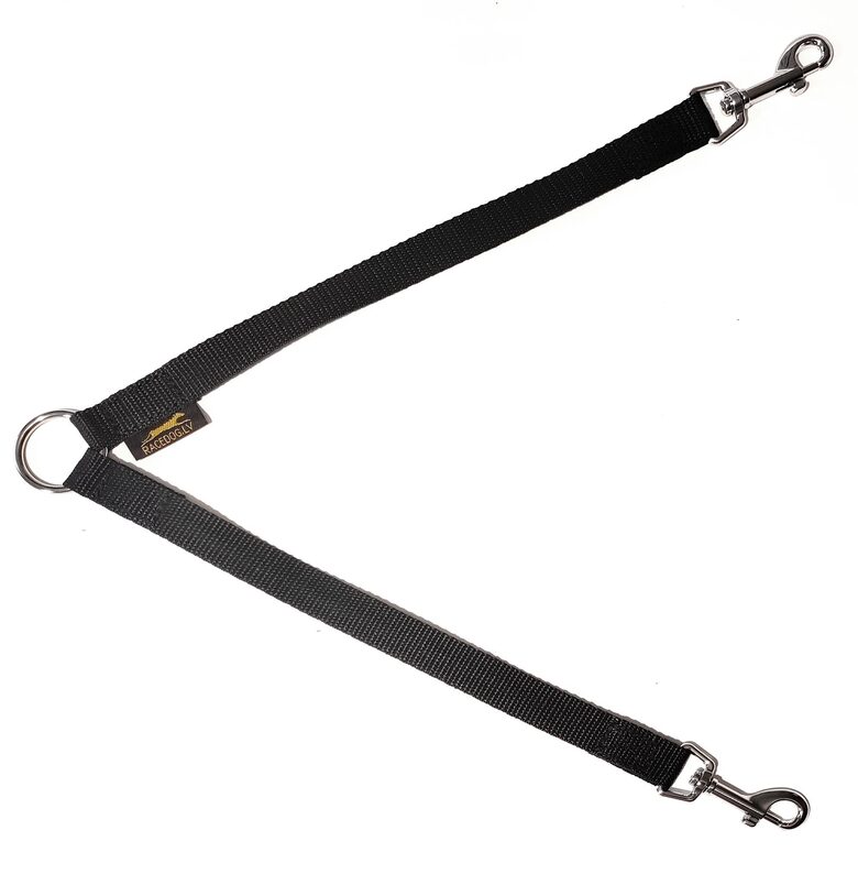 Racedog leash splitter for 2 small dogs