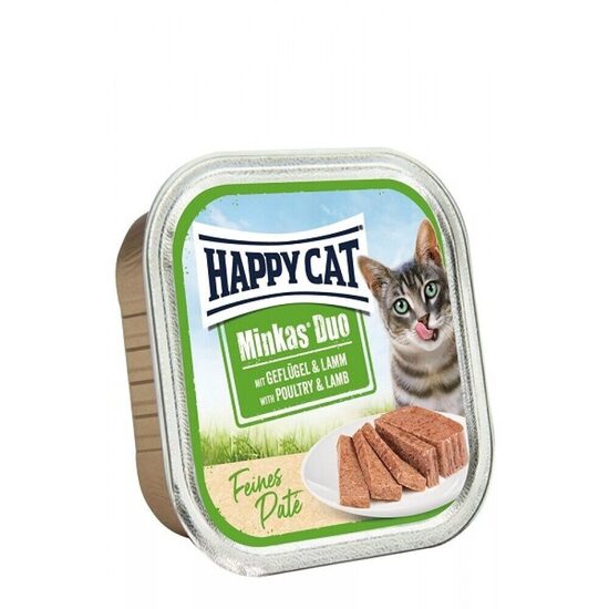 Happy Cat Minkas Duo Geflügel & Lamm Paté 100 g