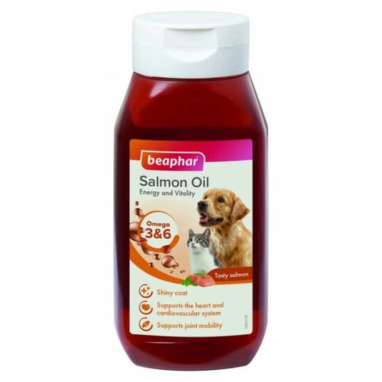 Zivju (laša) eļļa Beaphar Salmon Oil 425ml