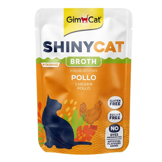 Konservēta barība kaķiem Gimborn SHINYCAT Pouch Chicken 70g