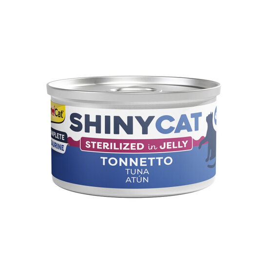 Konservēta barība kaķiem Gimborn SHINYCAT Jelly Sterilized Tuna 70g