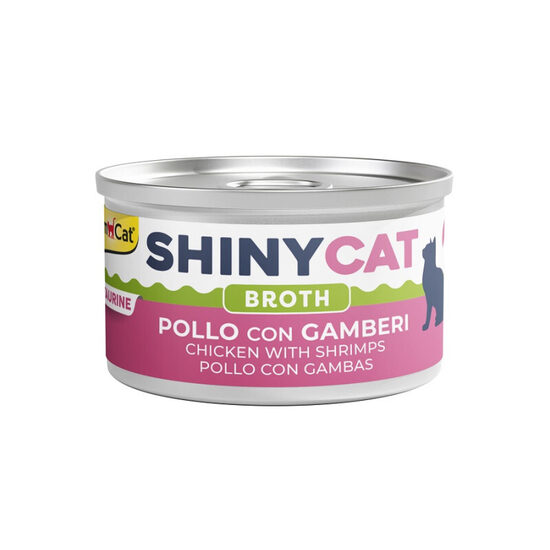 Konservēta barība kaķiem Gimborn SHINYCAT Chicken with Shrimps 70g