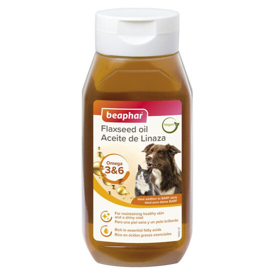 Linsēklu eļļa Beaphar Flaxseed Oil 430ml