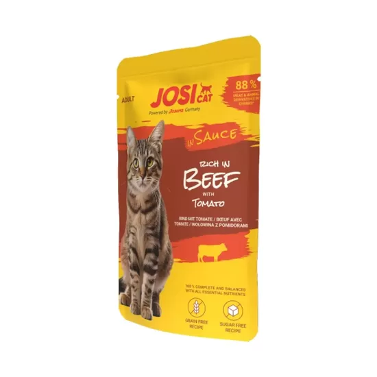 Cat wet food Josera JosiCat rich in Beef in Sauce 85 g