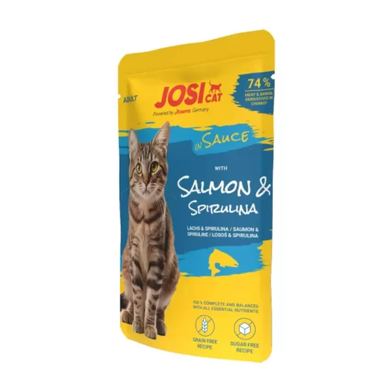 Cat wet food Josera JosiCat with Salmon in Sauce 85 g