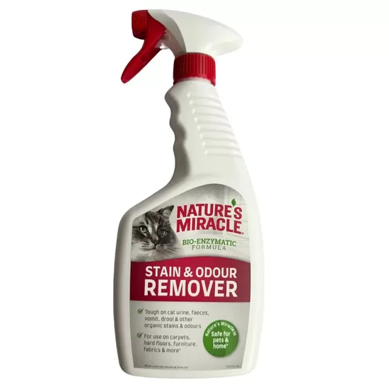 Nature's Miracle bio-enzyme formula for cleaning cat stains and odors 709 ml