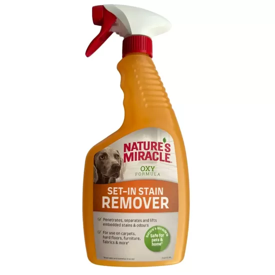 Nature's Miracle with OXY formula for cleaning dog stains and odors 709 ml