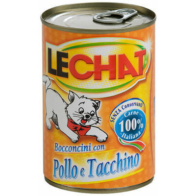 Cat wet food LeChat Adult Chunkies with Chicken and Turkey 400 g