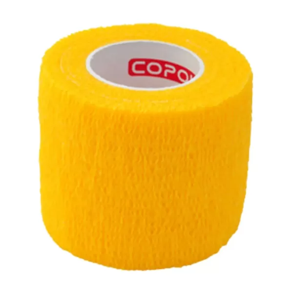 Self-adhesive elastic COPOLY 5 cm*4.5 m (50 mm) YELLOW 1 pcs.