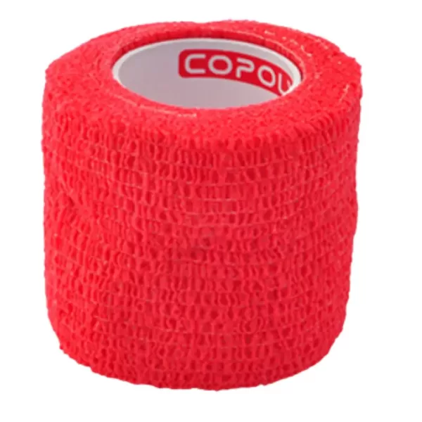 Self-adhesive elastic COPOLY 5 cm*4.5 m (50 mm) RED 1 pcs.