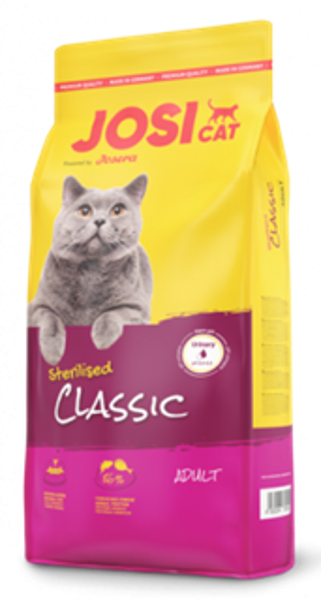 Josera Premium JosiCat Sterilised Classic kaķu sausā barība 650 g