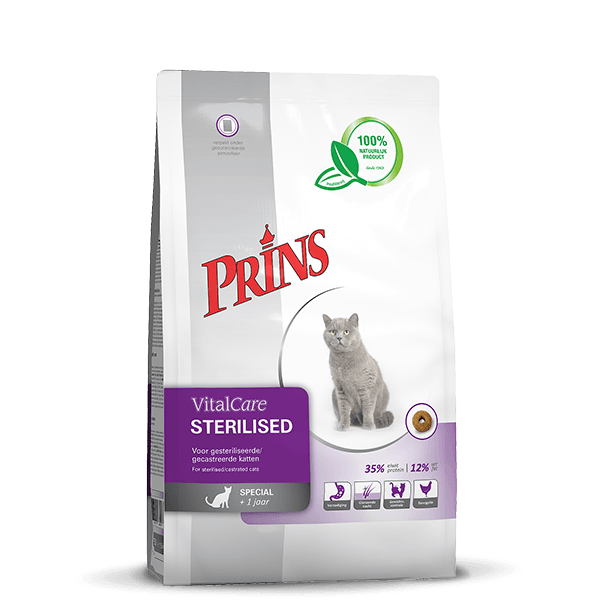 Prins VitalCare STERILISED kaķu sausā barība