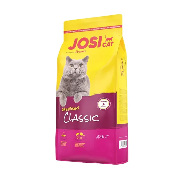 Josera Premium JosiCat Sterilised Classic kaķu sausā barība 10kg (uz vietas)
