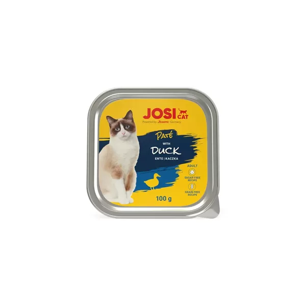 Canned food JOSERA JosiCat Duck meat pate 100 g