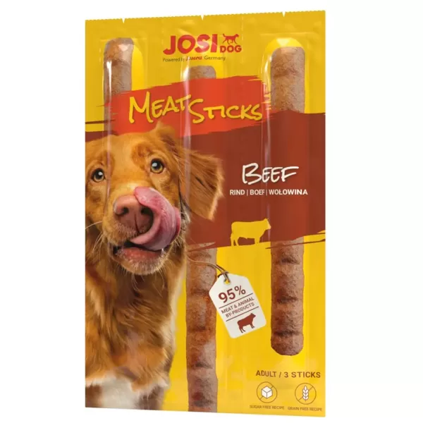 Josera JosiDog Meat Sticks BEEF 20x33 g kārums suņiem