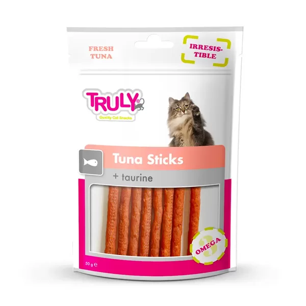 Truly Cats Tuna Sticks + Taurine 50 g kaķu kārumi