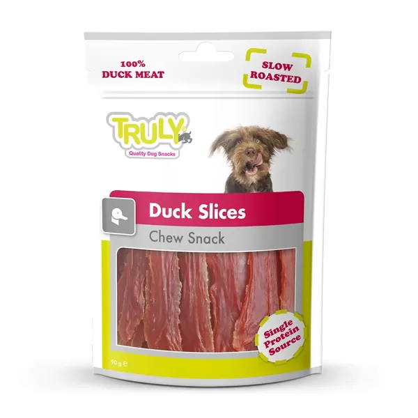 Truly Dogs Duck Slices 90 g suņu kārumi