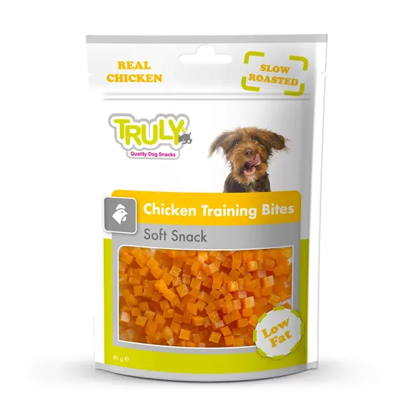 Truly Dogs Chicken Training bites soft snack 85 g suņu kārums