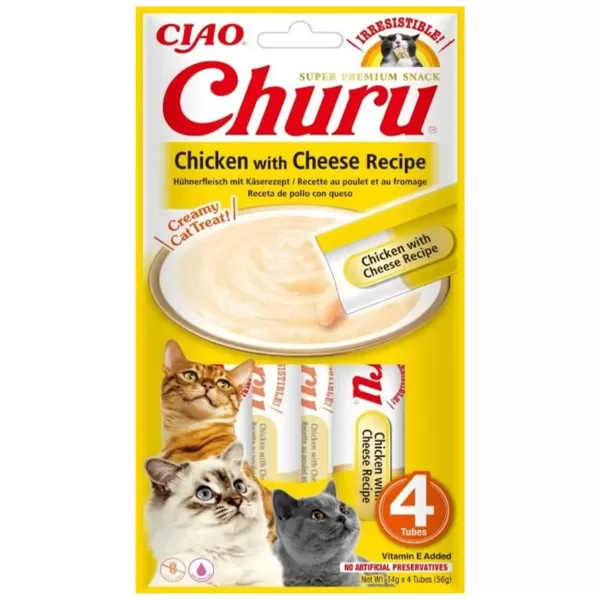 Churu puree for cats chicken/cheese 14gx4pcs