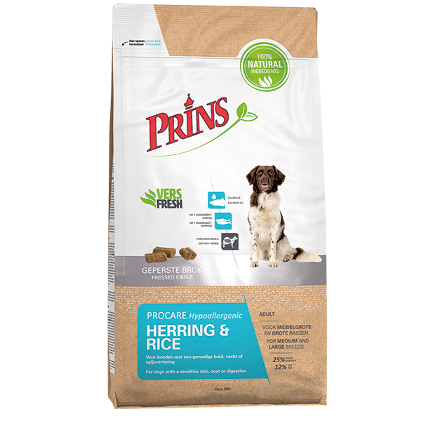 Prins ProCare HERRING & RICE Hypoallergic 12kg sausā suņu barība