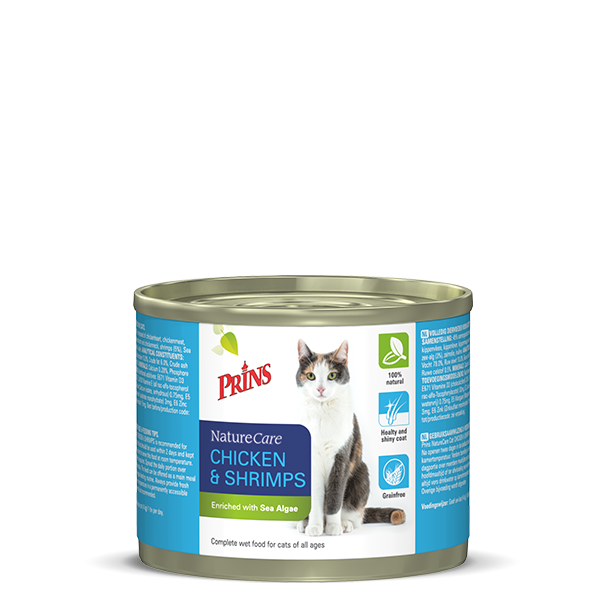 Prins NatureCare Cat CHICKEN & SHRIMPS 200g cat wet food