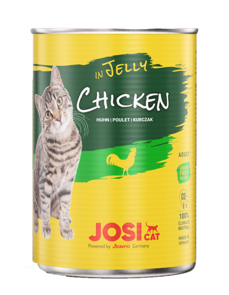 Konservi kaķiem Josera JosiCat Chicken in jelly 400g