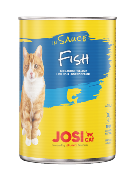 Cat wet food Josera JosiCat Fish in sauce 415g