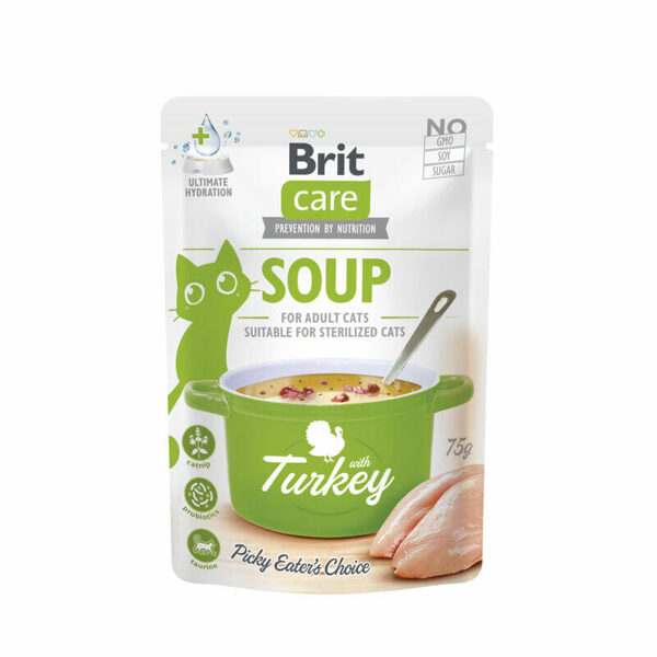 Brit Care Cat Soup Turkey 75 g