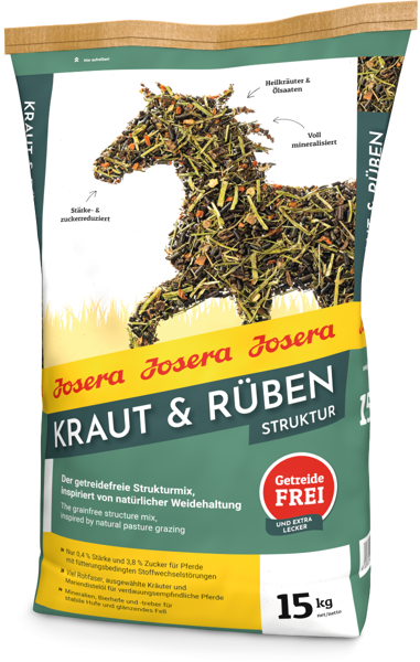 Josera for horses Kraut & Ruben Struktur 15kg
