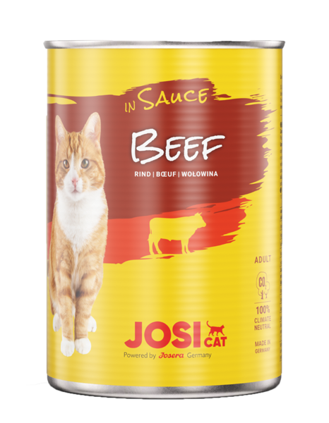 Cat wet food Josera JosiCat Beef in sauce 415g