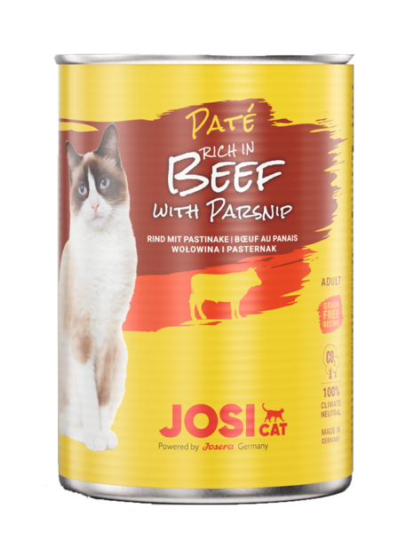 Josera JosiCat Pate Beef with parsnip 400g