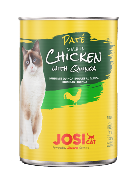 Kaķu pastēte Josera JosiCat Pate Chicken with quinoa 400g