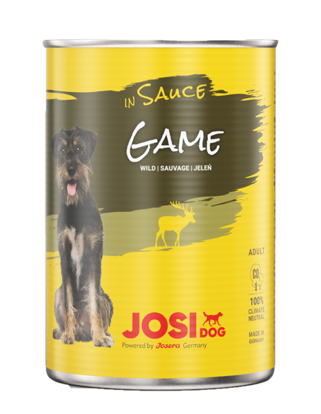 Konservi suņiem Josera JosiDog Game in sauce 415g