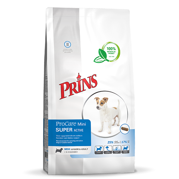 Prins ProCare Mini Super Active 15kg suņu sausā barība
